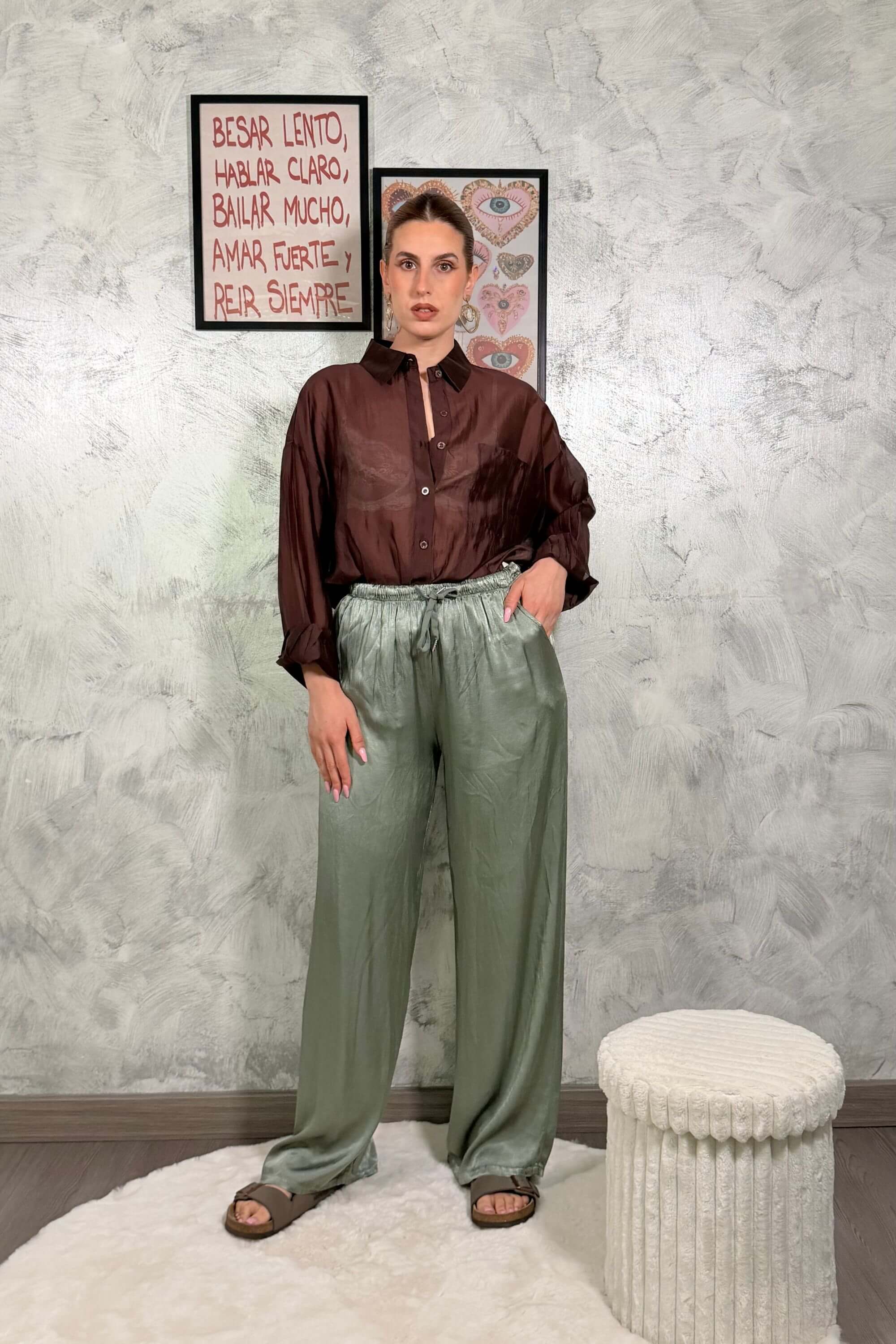 Pantalone Satin